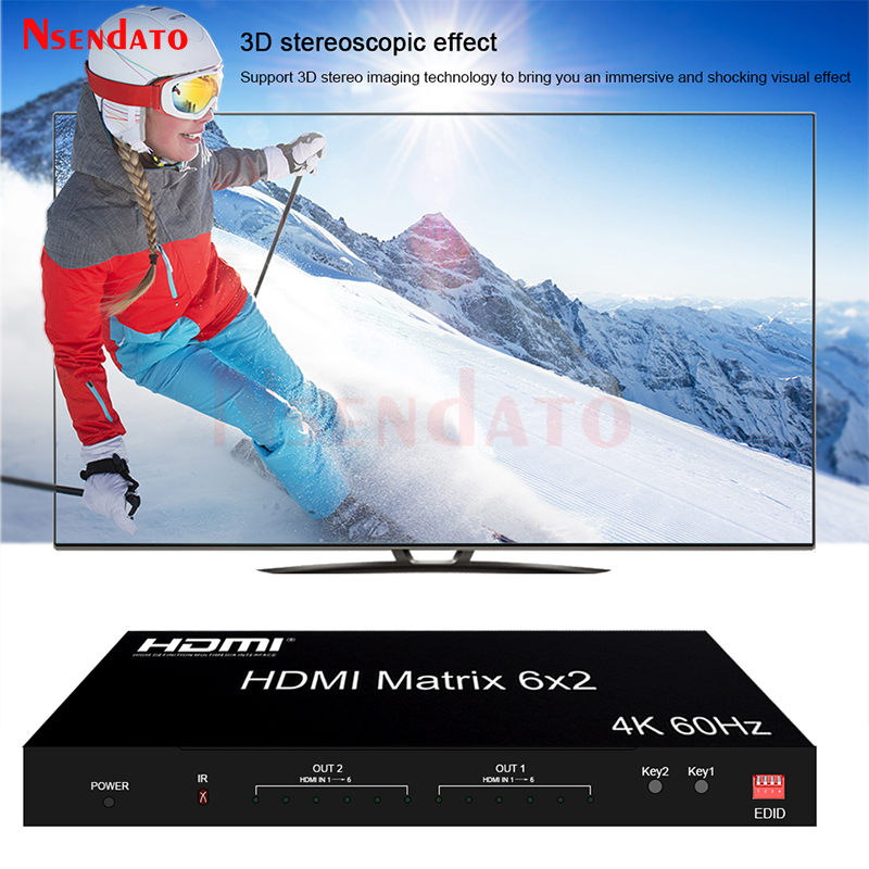 Gaming Console Bundle - 6x2 HDMI Matris Anahtarlayıcı 4K 60Hz