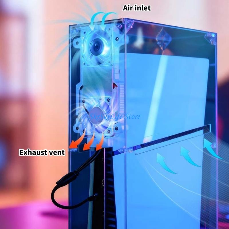 Gaming Console Display Case - E65E Geliştirilmiş Soğutma Sistemli İnce Oyun