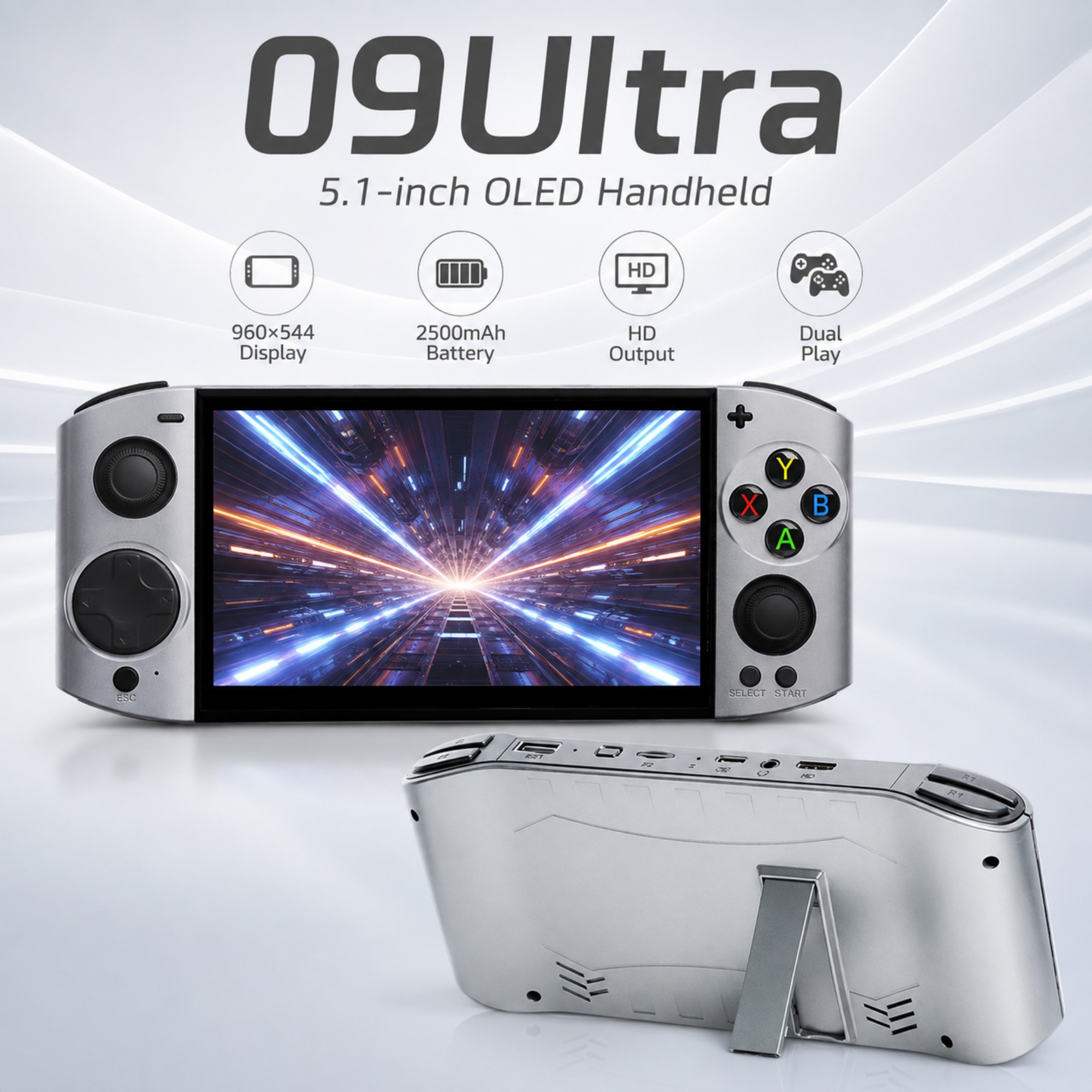 09 Ultra 5.1 İnç OLED El Oyun  - Gaming Console Type incelemesi ve fiyatı