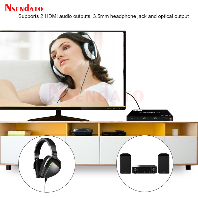 6x2 HDMI Matris Anahtarlayıcı  - Gaming Console Bundle incelemesi ve fiyatı