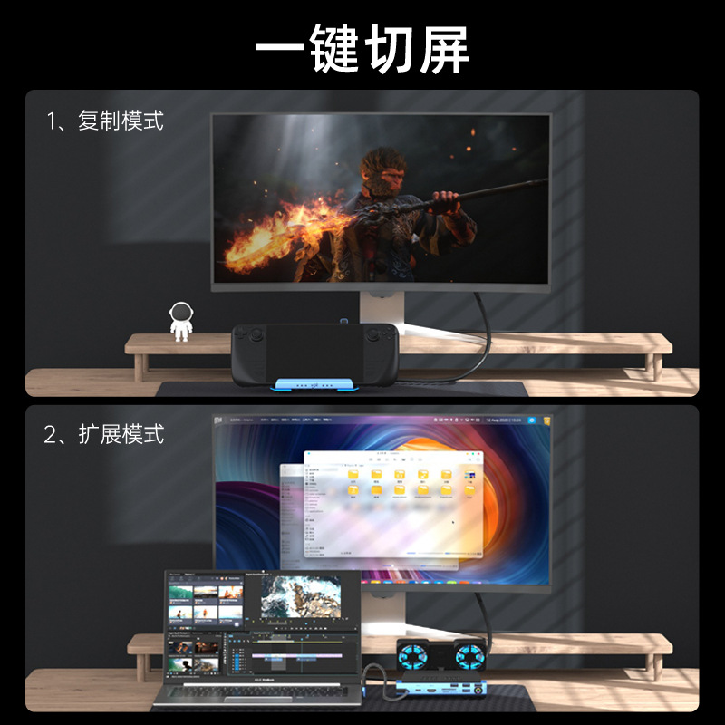 USB-C Çift Fanlı Oyun Bağlantı - Gaming Console Type incelemesi ve fiyatı
