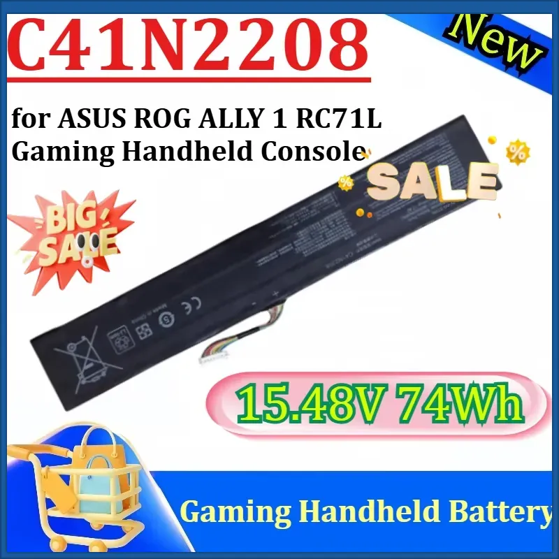 Yeni C41N2208 15.48V 74Wh ASUS - Gaming Console Asus Rog incelemesi ve fiyatı